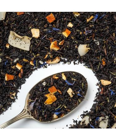  CAMINO DE CABRAS PREMIUM DETOX TEA - Exclusive Earl Grey with Ceylon & Assam Black Tea Bergamot Coconut Lemon Pomegranate Calendula & Blue Flowers - Wellness Herbal Tea 100g - Buy Online on GoSupps.com