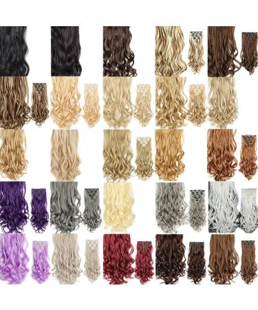 prinfantasy Clip In Extensions Hair Extension Hairpiece Voluminous Wavy Intense Red Hair Extensions MW101 GBMW101 22 inch - Buy Online on GoSupps.com