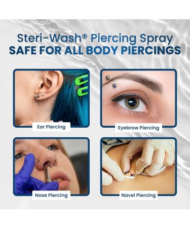 Buy Steri-Wash Aftercare Piercing Spray - 25 Case / 3 oz | International Shipping Available - Buy Online on GoSupps.com