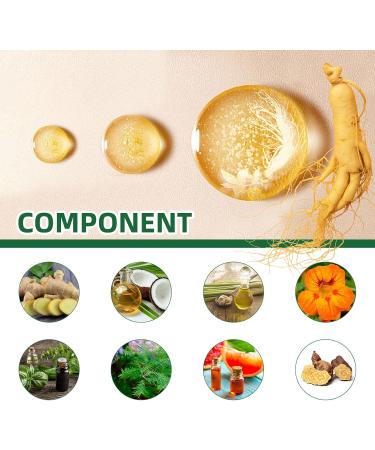 Ginseng Hair Tonic Ginger Hair Care Nutrient Solution Ginseng Hair Essential Oil Hair Growth Serum Spray Hair Growth for Men Women for Activating Dormant Hair and Follicles - Buy Online on GoSupps.com