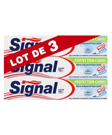 Signal Whitening and Cavity Protection Toothpaste 75ml Pack of 3