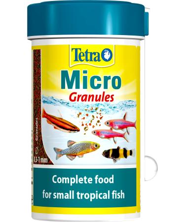 Tetra Fish Food Micro Granules Complete Fish Food For Small Tropical Fish 100 ml - Buy Online on GoSupps.com