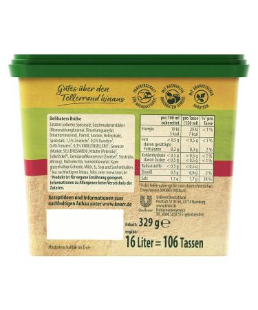 Knorr Delicatessen Vegan Vegetable Broth - Spicy Flavor | 6x329g Pack | 16L - Buy Online on GoSupps.com