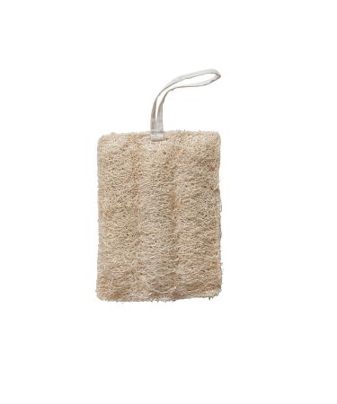Shop Creative Co-Op Natural Bathroom Loofah with Cotton Hanger - Eco-Friendly & Exfoliating | International Shipping Available - Buy Online on GoSupps.com