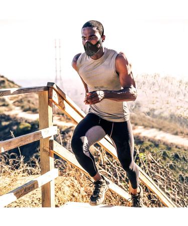 Aduro Sport High Elevation Training Mask - Improve Cardio & Breathing Workout for Men & Women - Black - Buy Online on GoSupps.com