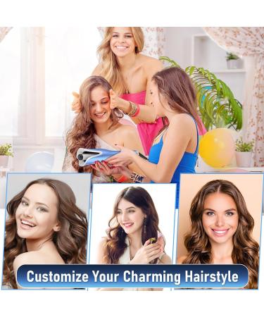 Automatic Curling Iron - Best Auto Hair Curler with Adjustable Temps & Timer Fast Heating Anti-Tangle & Scald Protection - Ideal for Effortless Hair Styling - Buy Online on GoSupps.com