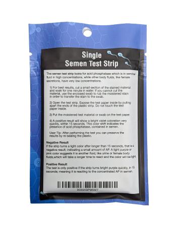 Semen Detection Test Kit - Single Pack for Infidelity Check - Buy Online on GoSupps.com