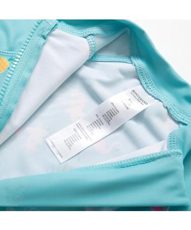 BONVERANO Baby Girls Swimsuit UPF 50+ Long Sleeve One Piece 12-18 Months Pineapple Print - Buy Online on GoSupps.com