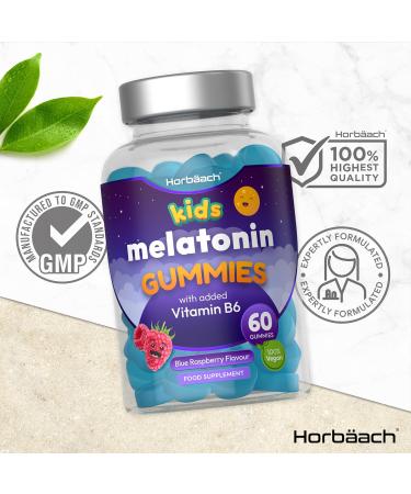 Melatonin Gummies for Kids | with Vitamin B6 | 60 Gums (2 Months) | Melatonin for Kids | Sleep Supplement | by Horbaach - Buy Online on GoSupps.com