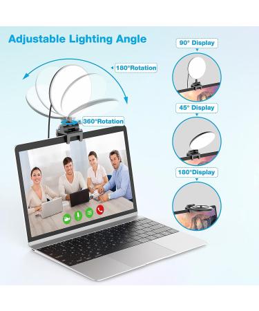 4-inch Video Conference Ring Light for Computer, Laptop & Monitor - Clip-on Small Ring Light for Zoom Meetings, Live Streaming, Online Teaching & Interviews - Buy Online on GoSupps.com
