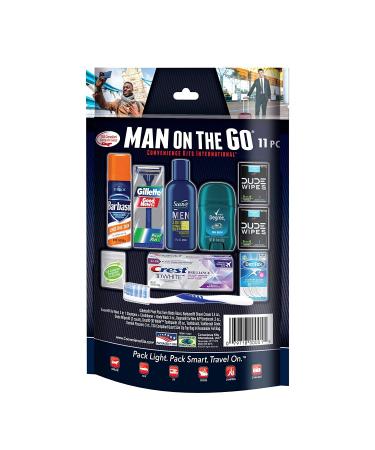 Convenience Kits Men's 10-Piece Grooming and Oral Care Travel Kit (Pack of 6) - Travel Size Essentials - Buy Online on GoSupps.com