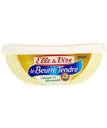 Elle & Vire Beurre Tendre Doux en Barquette 250 g