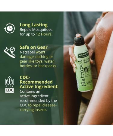 Natrapel Insect Repellent Spray 6 oz (Pack of 2) - Effective Bug Protection for Outdoor Activities - Buy Online on GoSupps.com