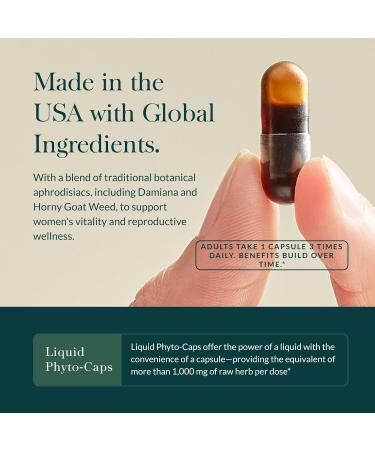 Gaia Herbs Women's Libido 60 Count Liquid Phyto Capsules 60 Count Standard Packaging - Buy Online on GoSupps.com