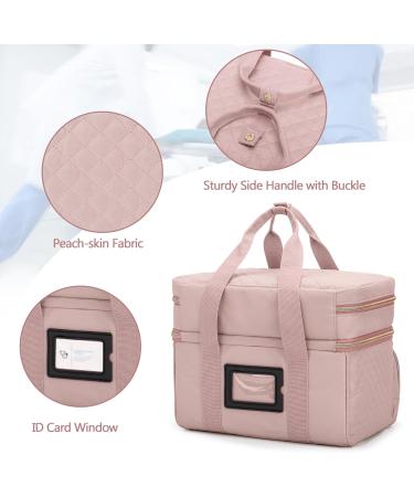 Yarwo Double-Layer Pill Organizer - Portable Medication Travel Bag with Dividers & Lockable Zippers - Pink - Perfect for Home & Outdoor First Aid Supplies - Buy Online on GoSupps.com