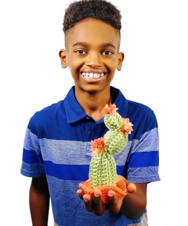 Boye Jonah's Hands Beginners Crochet Cactus Kit - 8 pcs, Multicolor - Buy Online on GoSupps.com