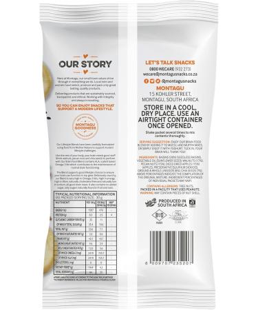 Montagu 10x Brain Food Trail Mix with Raisins Walnuts Pecans Apple Flax and Chia Seeds High in Omega-3 and Fiber Cholesterol-Free Low Sodium 100g Per Pack - Buy Online on GoSupps.com