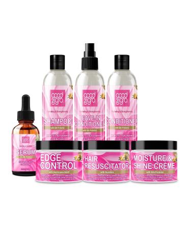 Gold Banner Beauty Good2Gro Hydrating Shampoo - Strengthening Silk Protein Formula 8oz | Vegan Cruelty-Free & Restorative Cleanser - Buy Online on GoSupps.com