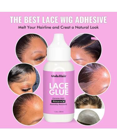 Dolahair Extreme Hold Lace Glue for Wigs | Waterproof Invisible Bonding | 1.3 oz - Strong Durable and Long-Lasting - Buy Online on GoSupps.com