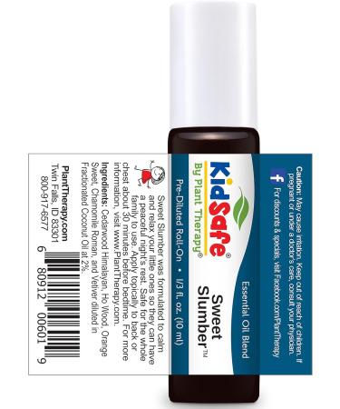 KidSafe Sweet Slumber Essential Oil Roll-On | 100% Pure & Therapeutic Grade | 10 mL | Plant Therapy - Buy Online on GoSupps.com