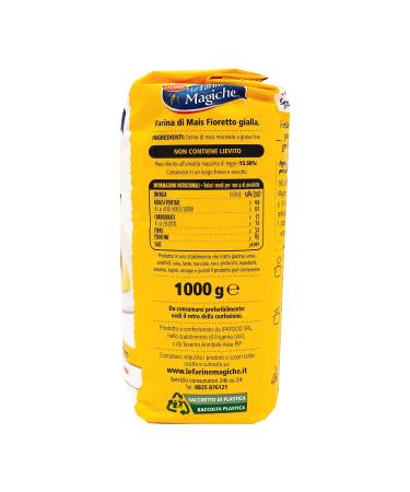 Lo Conte Le Farine Magiche Corn Flour - Farina Di Mais Fioretto for Polenta 1kg | Buy Internationally - Buy Online on GoSupps.com
