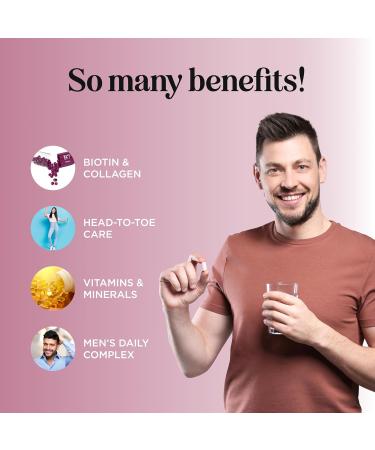 Thicker Hair Growth Vitamins for Women - Extra Strength Biotin & Collagen Supplement for Fuller Hair - 60 Count - Buy Online on GoSupps.com