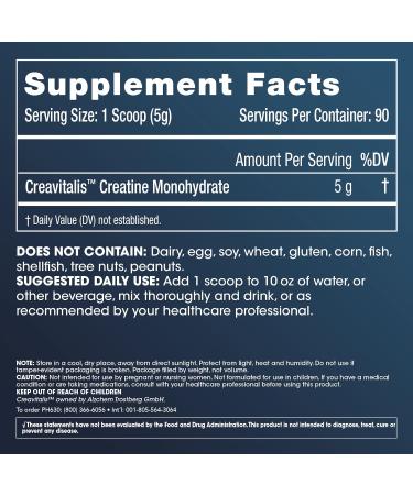 ProHealth Longevity Micronized Creatine - Pharmaceutical Grade for Muscle Growth & Brain Support | 90 Servings 5g/Serving - Buy Online on GoSupps.com