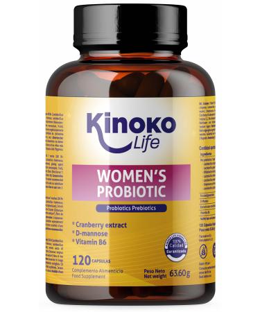 Prediotic woman (4 in 1) |100 billion ferments |120 capsules |Darmflora |Intimate female health and urinary tract |Immune system |Prebiotics & probiotics |Vitamin B6 |Suitable for vegetarians