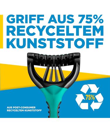Wilkinson Sword Xtreme 3 Sensitive Disposable Razors Pack of 6 green black 1 count (Pack of 6) - Buy Online on GoSupps.com