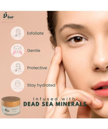 Natural Glow Dead Sea Lightening Night Cream Brightening Radiant Skin Hydrating and Moisturizing for a Plumpy and Glowy Skin Natural & Paraben-Free 50g - Buy Online on GoSupps.com