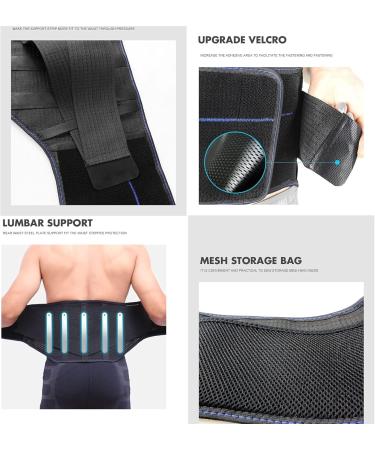 Adjustable Back Support Belt for Pain Relief | Lumbar Bandage for Sciatica Scoliosis & Herniated Disc - Herba - Buy Online on GoSupps.com