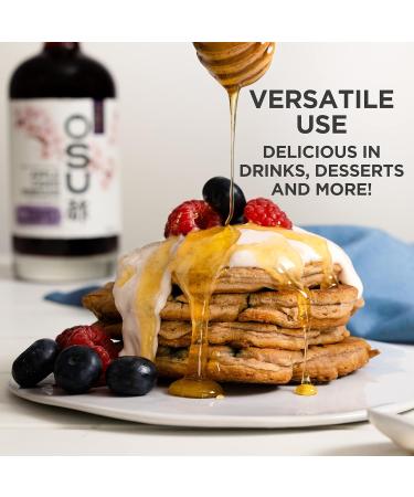 Osu Apple Cider Vinegar with Blueberry Pomegranate 500ml - Vegan & Gluten-Free - Buy Online on GoSupps.com