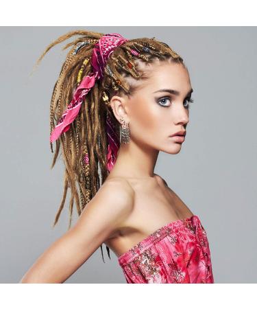 Dreadlock Beads | 64 Metal Cuffs Tubes Jewelry for Hair Braiding | Women & Girls DIY Hair Styling - Buy Online on GoSupps.com