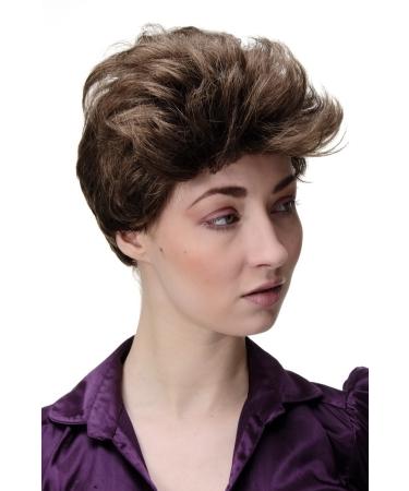 WIG ME UP - ladies wig short hairstyle short cheeky teased brown brunette GFW1645-8