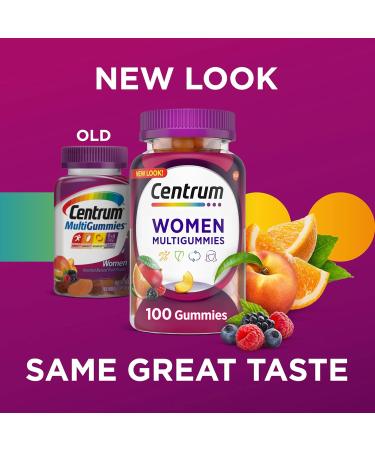 Centrum Women's Multigummies: Assorted Fruit 100 Gummies | Buy Online - Buy Online on GoSupps.com