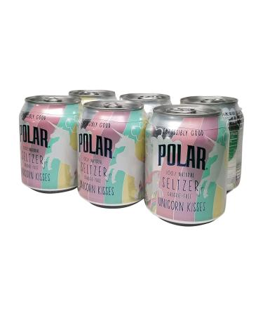 Polar Seltzer Unicorn Kisses 6pk - Impossibly Good, 8oz Cans - Buy Online on GoSupps.com