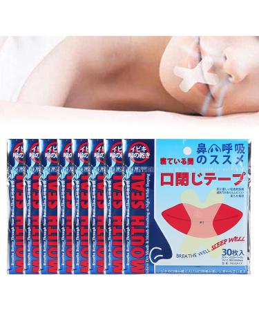 Tyenaza 240pcs Mouth Tape for Anti-Snoring Strips - Snoring Aid for Improved Nose Breathing and Reduction of Snoring - Buy Online on GoSupps.com