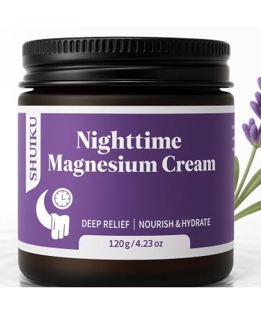 Magnesium Lotion for Sleep & Calm Topical Magnesium Cream for Relaxation Nightly Calm Better Sleep and for Leg Cramps & Pain