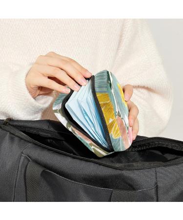 GIAPB Period Bag - Spring Flower Color Sanitary Napkin Storage & Travel Makeup Pouch - Buy Online on GoSupps.com