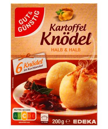Buy Good & Cheap Potato Dumplings Half & Half - Pack of 16 (16 x 200g) | International Shipping Available - Buy Online on GoSupps.com