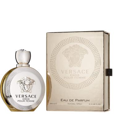VERSACE Eros Eau De Parfum Spray for Women 3.4 Fl Oz - Jasmine, Labdanum, Peony & More - Buy Online on GoSupps.com