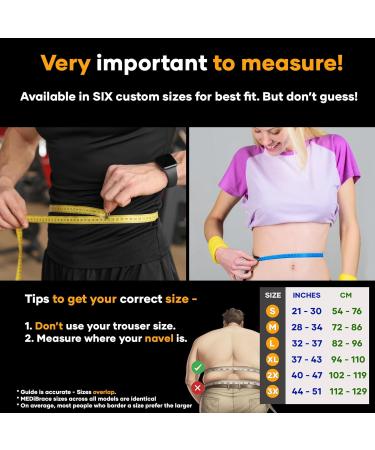 MEDiBrace Plus Back Support Belt with Lumbar Pad - Small (21-30 inches) - Medical Grade Relief for Lower Back Pain, Sciatica, and Posture - Men and Women - Buy Online on GoSupps.com