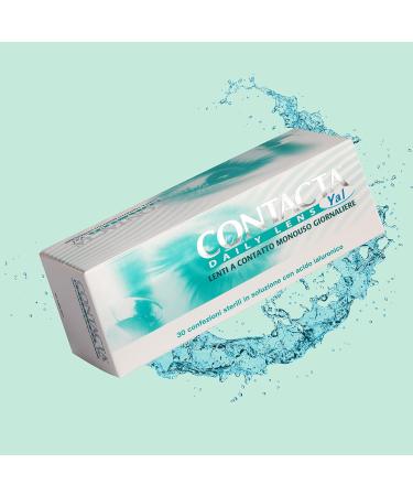 Contacta Daily Lenses - Myopia Daily Contact Lenses with Hyaluronic Acid -1.25 Diopters 30 Pack - Safe & Easy to Use - Buy Online on GoSupps.com