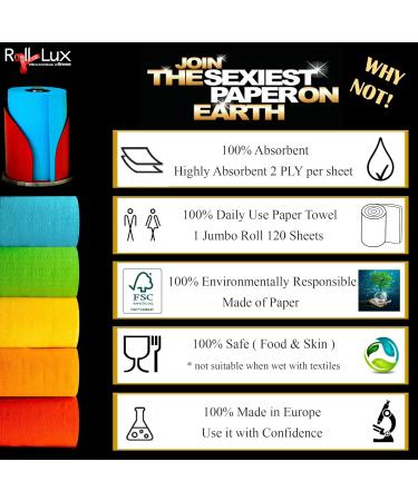 Renova Red Paper Towel Premium Quality Eco-Friendly 1 Roll International Shipping Available - Buy Online on GoSupps.com