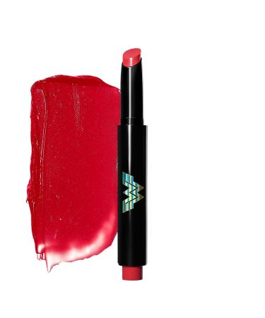 Revlon x WW84 Wonder Woman Lipstick in Red 001 Courageous - Moisturizing Lipcolor with Coconut Oil and Shea Butter - 0.64 oz - Buy Online on GoSupps.com