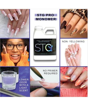 16oz Professional Grade EMA Acrylic Monomer - MMA Free | Low Odor Non-Yellowing Nail Liquid - Buy Online on GoSupps.com