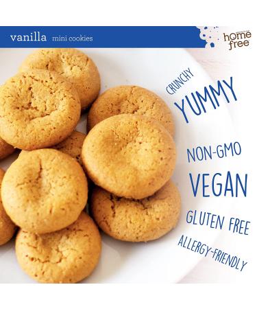 Homefree Mini Vanilla Cookies - Gluten Free, Nut Free, Vegan, 5 oz. Box (Pack of 1) - Buy Online on GoSupps.com