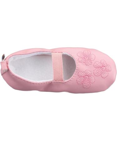 Playshoes Girls Gymnastics Shoes - Ballet Slippers with Flower Design Size 24/25 EU Pink - Buy Online on GoSupps.com