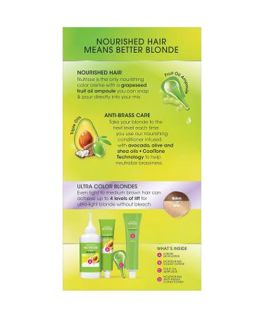 Garnier Nutrisse Ultra Color LB2 Ultra Light Natural Blonde Hair Dye - Pina Colada | 1 Count - Buy Online on GoSupps.com