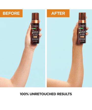 Get a Natural Glow | L'Oreal Sublime Bronze Hydrating Self-Tanning Water Mousse - Medium - 5 oz - Buy Online on GoSupps.com